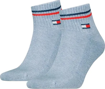 Produktbild von 2 Paar Tommy Jeans Herren Quarter Iconic Socken