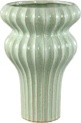 Productafbeelding van PTMD bloempot Glenna - 25x25x36 cm - Keramiek - Mintgroen