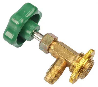 Image de Valve de perçage pour cartouche de réfrigérant, climatisation automobile, recharge, climatisation domestique, réfrigérateur, ouverte, R12/R22/R410/R600a (raccord de sortie britannique de 11 mm)