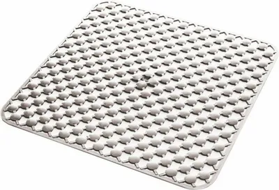 Obrázek produktu pro GEO sprchová rohož 53x53 cm gumová, protiskluzová, guma, bílá