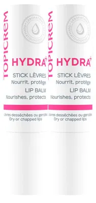 Obrázok produktu pre TOPICREM Hydra+ Ultra-hydratačný balzam na pery 2 x 4g