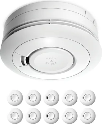 Produktbild von 10x Ei Electronics Ei650 Rauchwarnmelder - Rauchmelder mit 10 Jahres Batterie - Bestnote Stiftung Warentest