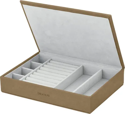 Produktbild von blomus GmbH SAHLA Schmuckaufbewahrungsbox M indian tan 22x15x4cm