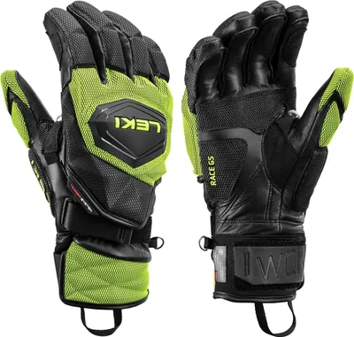 Zdjęcie produktu dla Leki WCR Venom GS 3D Black/Ice Lemon 9 Rękawice narciarskie