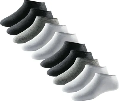 Produktbild von Schiesser 10er Pack Bluebird Sneaker Socken Verstärkte Belastungszonen, Extra weicher, bequemer Bund, Besonders pflegeleicht