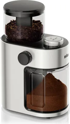 Produktbild von BRAUN KG7070 Kaffeemühle Bohnenbehälter (220g) 110W Edelstahl