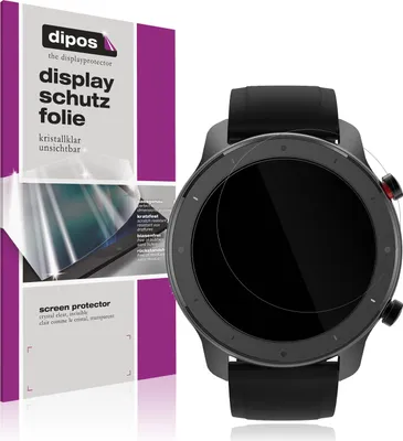 Produktbild von 6x Schutzfolie für 47mm Durchmesser Uhr klar Displayschutzfolie Folie Display Schutz dipos