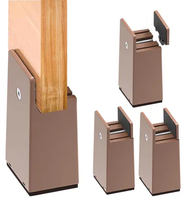 Zdjęcie produktu dla Podnośnik do mebli - Regulowany 10 cm - Do 500 kg - 4 sztuki