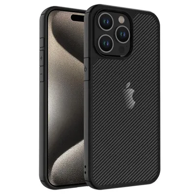 Zdjęcie produktu dla Techsuit CarbonFuse - etui na iPhone 15 pro Max - Czarny