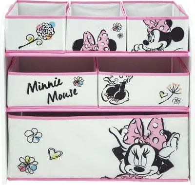 Produktbild von Disney Classic 6 Schublade Minnie Veranstalter Kleiderbügel Rosa  Rosa One Size