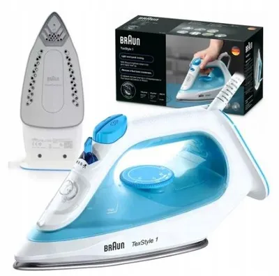 Produktbild von Braun TexStyle 1 SI1050 Dampfbügeleisen, 2000 W, Keramiksohle, 35 Sek.