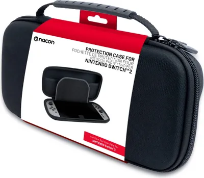 Immagine prodotto di Nacon per Nintendo Switch 2 Custodia rigida Slim da viaggio nera NA028140