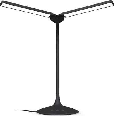 Zdjęcie produktu dla Lampa biurkowa SBR Glow LED, czarna, energooszczędna, światło dzienne, do biura