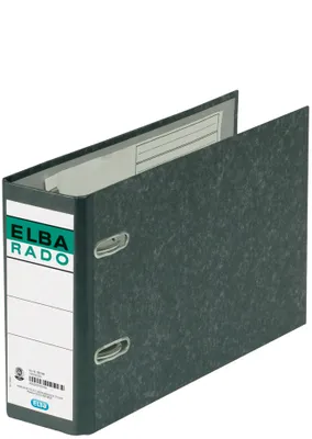 Produktbild von ELBA Ordner 100202209 7,5cm breit A5 quer schwarz