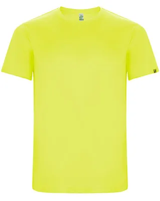 Produktbild von Roly Eco CA0427 | MenŽs Imola Funktions T-Shirt - 50% recyceltem Polyester - Farbe: Fluor Yellow 221 - Größe: XL