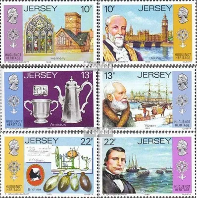 Produktbild von Briefmarken GB - Jersey 1985 Mi 360-365 (kompl.Ausg.) postfrisch Hugenotten
