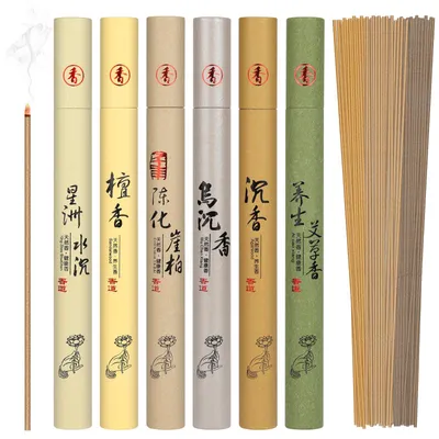 Image de Coffret de bâtonnets d'encens - Pack de 6 - Pour parfumer les pièces - 6 bâtonnets de 20 grammes chacun