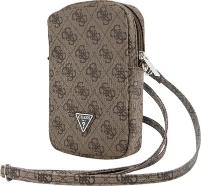 Obrázok produktu pre Guess Zip 4G Trojuholníková kabelka - hnedá