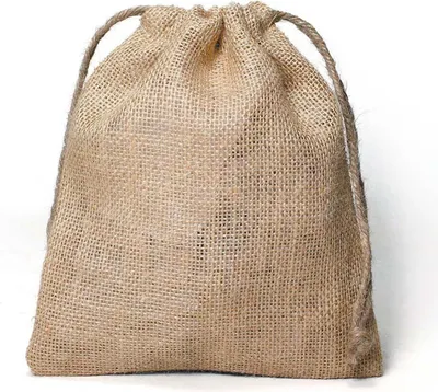 Produktbild von Jutebeutel mit Kordel - 18 x 21 cm