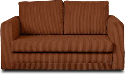 Produktbild von Marilia Schlafsofa, 2-Sitzer, Cord, Terrakotta, B 150 x H 79 x T 77 cm