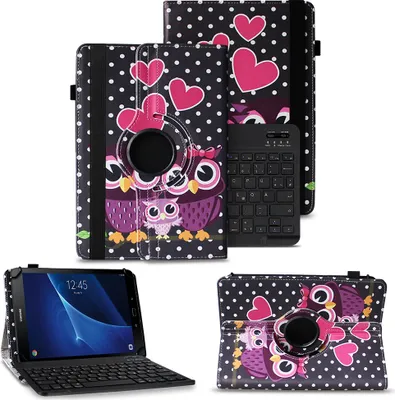 Produktbild von Schutzhülle Samsung Galaxy Tab A6 10.1 2016 Hülle Tablet Tasche QWERTZ TastaturFarben:Motiv 4