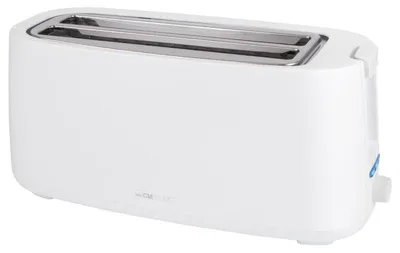 Image de Clatronic TA 3802 blanc Grille-pain 4 tranches à fentes longues