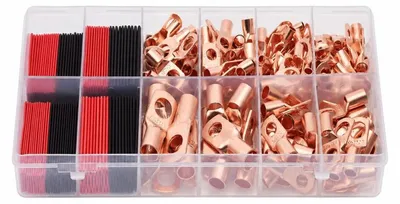 Produktbild von Eurokomp E6355, Set mit 150 Stück: Steckverbinder und Schrumpfschläuche