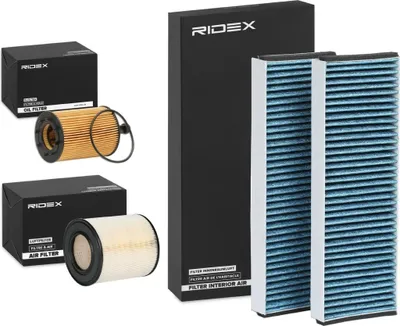 Produktbild von RIDEX Filterset Inspektionspaket Filtersatz für AUDI A6 Avant (4F5, C6) A6 Limousine (4F2, C6)