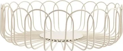 Produktbild von Flores Metallkorb 26,5x7,5cm Grau - Ona