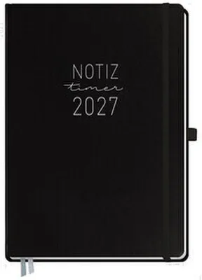 Produktbild von Wochen-Notiz-Timer Classic Schwarz A5 2027