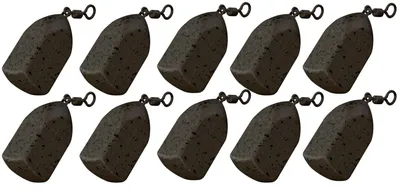 Produktbild von 10 Fox Camotex Square Swivel Leads, Gewicht:56g
