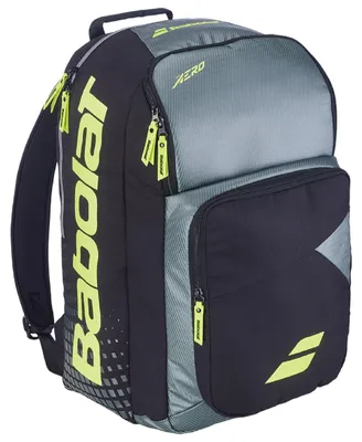 Produktbild von Babolat Pure Aero, Schwarz, Grau, Gelb, Recyceltes Polyester, 250 mm, 300 mm, 500 mm