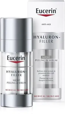 Produktbild von Eucerin Hyaluron Fillernight Peeling & Serum 50 Ml