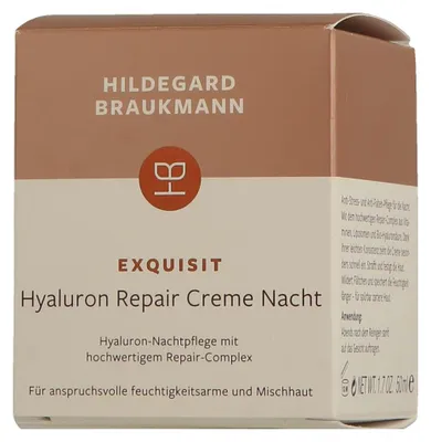 Produktbild von Hildegard Braukmann Exquisit Hyaluron Repair Nacht Creme
