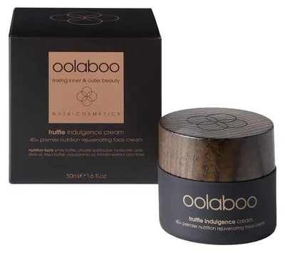 Imagen del producto de Crema facial rejuvenecedora "Truffle Indulgence" de Oolaboo, con ingredientes nutritivos de alta calidad, 50 ml