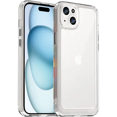 Immagine prodotto di Custodia per iPhone 15 trasparente, custodia protettiva in silicone TPU antiurto Trasparente