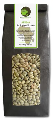 Produktbild von Rohkaffee Arabica Äthiopien Sidamo 500g
