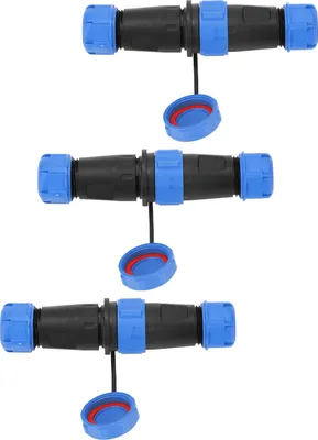 Immagine prodotto di 3PCS Connettore elettrico industriale del cavo di alimentazione 2Pin IP68 impermeabile Aviation Bulkhead Connettore AC500V 30A