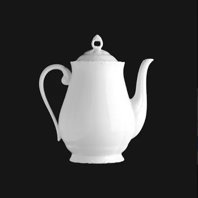 Obrázok produktu pre Vysoká kanvica na kávu 1,24 l, biely porcelán, Verona, G. Benedict