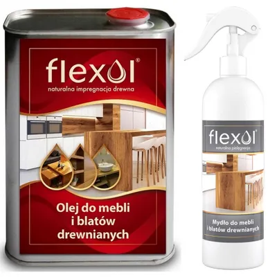 Obrázek produktu pro Olej na pracovní desky 1l + mýdlo na pracovní desky 0,5l Flexol