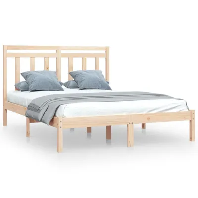 Produktbild von vidaXL Massivholzbett 120x190 cm