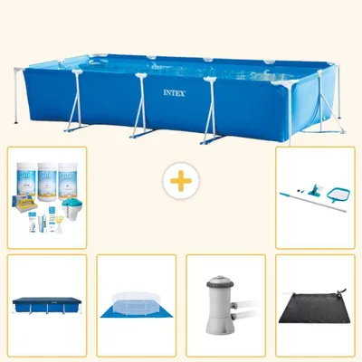 Obrázek produktu pro Obdélníkový bazén s rámem - 450 x 220 x 84 cm - 7 dílů, model SCB97