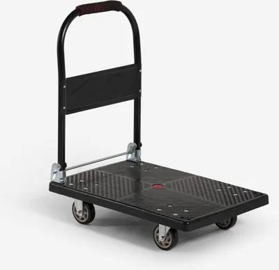 Image de Diable pour le transport de plaques chariot manuel pliable 200kg 4 roues Kerry