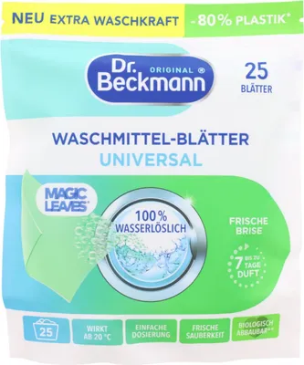Zdjęcie produktu dla Dr. Beckmann Listki do Prania Universalne 25 szt.
