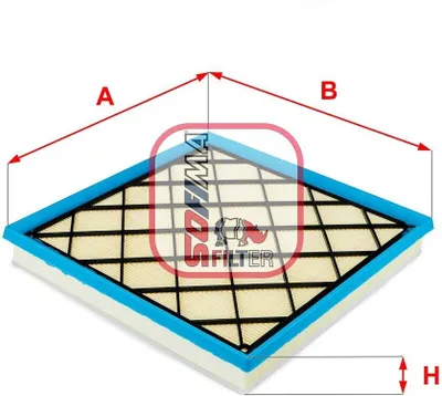 Produktbild von Luftfilter SOFIMA S 3404 A für OPEL Astra J Sports Tourer (P10) Filtereinsatz