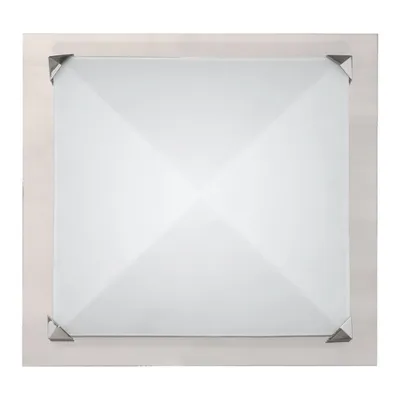 Zdjęcie produktu dla CARERA lampa sufitowa 2xE27/40W, nikiel satynowy L: 370, H: 370, ściemnialna