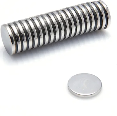 Produktbild von Neodym Magnete 16 x 2 mm 1 Stück mm N38, Extrem stark, Magnettafeln, Kühlschränke, Whiteboards, DIY