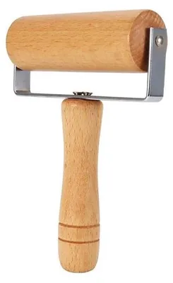 Imagen del producto de Rodillos de madera para panadería - Ajustables - Utensilios para panadería - Raspador para panadería - Ideales para galletas/pizza - Rodillos de madera para panadería