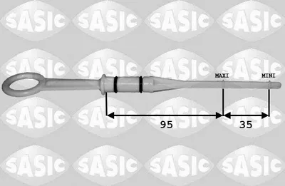 Produktbild von SASIC 1944001 Ölmessstab Ölpeilstab Ölstab für RENAULT CLIO II (BB0/1/2, CB0/1/2) KANGOO (KC0/1) SCÉNIC II (JM0/1) MEGANE II Coupé-Cabriolet (EM0/1)