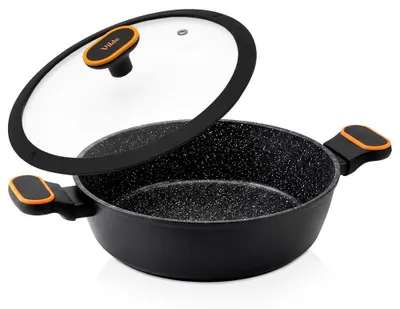 Produktbild von Vilde | Schmorpfanne Ø24 cm - mit Glasdeckel - 2 L - Induktion - Antihaftbeschichtung - TERRUNA